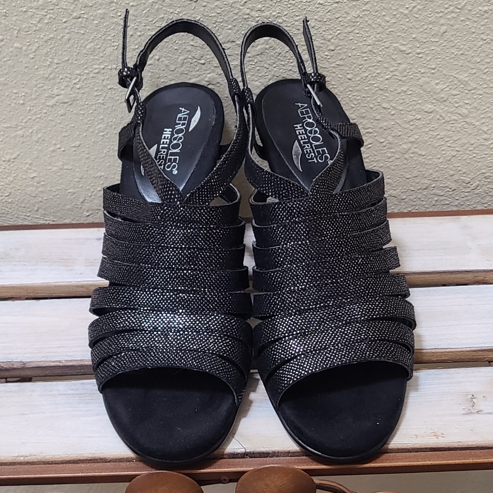 Aerosols Heels with Ankle Strap